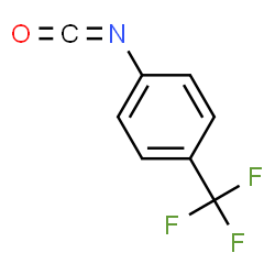 ChemSpider 2D Image | 4-(Trifluoromethyl)phenyl isocyanate | C8H4F3NO