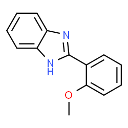 ChemSpider 2D Image | 2-(2-Methoxyphenyl)benzimidazole | C14H12N2O