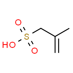ChemSpider 2D Image | 2-Methyl-2-propene-1-sulfonic acid | C4H8O3S