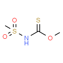 ChemSpider 2D Image | O-Methyl (methylsulfonyl)carbamothioate | C3H7NO3S2