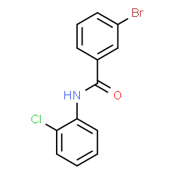 ChemSpider 2D Image | 3-Bromo-N-(2-chlorophenyl)benzamide | C13H9BrClNO