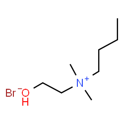 ChemSpider 2D Image | N-(2-Hydroxyethyl)-N,N-dimethyl-1-butanaminium bromide | C8H20BrNO