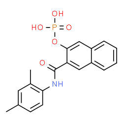 ChemSpider 2D Image | NAPHTHOL AS-MX PHOSPHATE | C19H18NO5P
