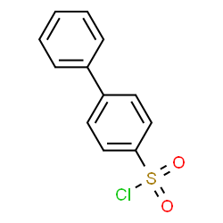 ChemSpider 2D Image | 4-(Chlorosulfonyl)biphenyl | C12H9ClO2S