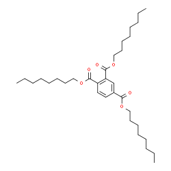 ChemSpider 2D Image | Trioctyl trimellitate | C33H54O6