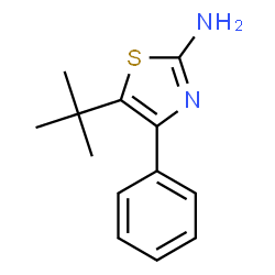ChemSpider 2D Image | 5-tert-butyl-4-phenyl-1,3-thiazol-2-amine | C13H16N2S