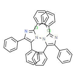 ChemSpider 2D Image | 2-(2-chlorophenyl)-4,5-diphenylimidazole, dimer | C42H28Cl2N4