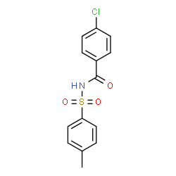 ChemSpider 2D Image | 4-chloro-N-(4-methylbenzenesulfonyl)benzamide | C14H12ClNO3S