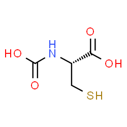 ChemSpider 2D Image | N-Carboxy-L-cysteine | C4H7NO4S