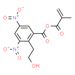 ChemSpider 2D Image | 2-(2-Hydroxyethyl)-3,5-dinitrobenzoic 2-methylacrylic anhydride | C13H12N2O8