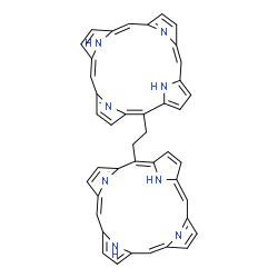 ChemSpider 2D Image | 5,5'-(1,2-Ethanediyl)diporphyrin | C42H30N8