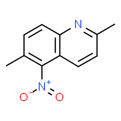 ChemSpider 2D Image | 2,6-Dimethyl-5-nitroquinoline | C11H10N2O2
