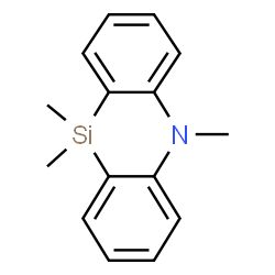 ChemSpider 2D Image | 5,10,10-Trimethyl-5,10-dihydrodibenzo[b,e][1,4]azasiline | C15H17NSi