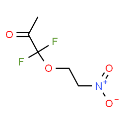 ChemSpider 2D Image | 1,1-Difluoro-1-(2-nitroethoxy)acetone | C5H7F2NO4