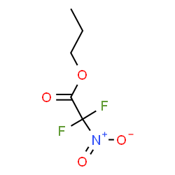 ChemSpider 2D Image | Propyl difluoro(nitro)acetate | C5H7F2NO4