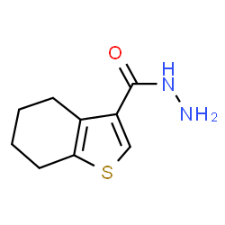 ChemSpider 2D Image | 4,5,6,7-Tetrahydro-1-benzothiophene-3-carbohydrazide | C9H12N2OS