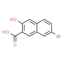 ChemSpider 2D Image | 7-Bromo-3-hydroxy-2-naphthoic acid | C11H7BrO3