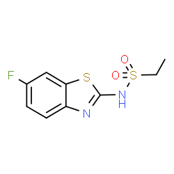 ChemSpider 2D Image | N-(6-Fluoro-1,3-benzothiazol-2-yl)ethanesulfonamide | C9H9FN2O2S2