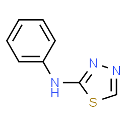 ChemSpider 2D Image | N-Phenyl-1,3,4-thiadiazol-2-amine | C8H7N3S