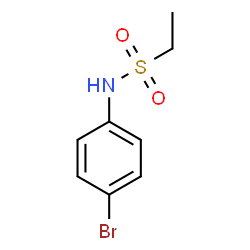 ChemSpider 2D Image | N-(4-Bromophenyl)ethanesulfonamide | C8H10BrNO2S