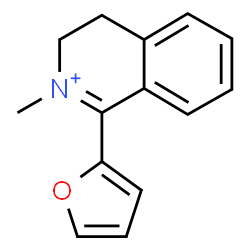 ChemSpider 2D Image | 1-(2-Furyl)-2-methyl-3,4-dihydroisoquinolinium | C14H14NO