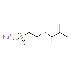 ChemSpider 2D Image | Sodium 2-sulfoethyl methacrylate | C6H9NaO5S