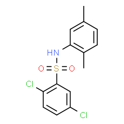 ChemSpider 2D Image | 2,5-Dichloro-N-(2,5-dimethylphenyl)benzenesulfonamide | C14H13Cl2NO2S