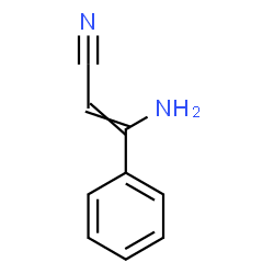 ChemSpider 2D Image | 3-Amino-3-phenylacrylonitrile | C9H8N2