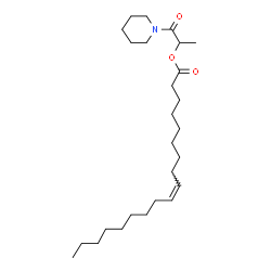 ChemSpider 2D Image | 1-Oxo-1-(1-piperidinyl)-2-propanyl (9Z)-9-octadecenoate | C26H47NO3