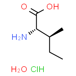 ChemSpider 2D Image | L-Isoleucine hydrochloride hydrate | C6H16ClNO3