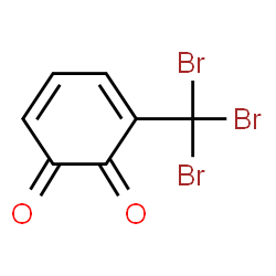 ChemSpider 2D Image | 3-(Tribromomethyl)-1,2-benzoquinone | C7H3Br3O2