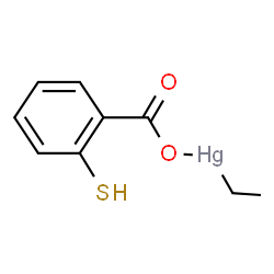 ChemSpider 2D Image | Ethyl(2-sulfanylbenzoato-kappaO)mercury | C9H10HgO2S