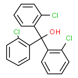 ChemSpider 2D Image | Tris(2-chlorophenyl)methanol | C19H13Cl3O