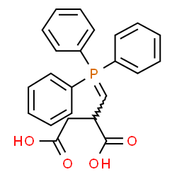ChemSpider 2D Image | 2-[(Triphenylphosphoranylidene)methyl]succinic acid | C23H21O4P