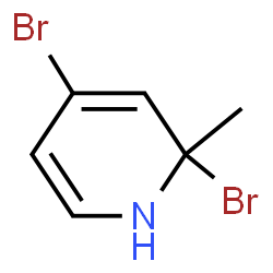 ChemSpider 2D Image | 2,4-Dibromo-2-methyl-1,2-dihydropyridine | C6H7Br2N