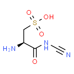 ChemSpider 2D Image | N-Cyano-3-sulfo-L-alaninamide | C4H7N3O4S