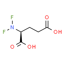 ChemSpider 2D Image | N,N-Difluoro-L-glutamic acid | C5H7F2NO4