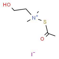 ChemSpider 2D Image | (Acetylsulfanyl)(2-hydroxyethyl)dimethylammonium iodide | C6H14INO2S