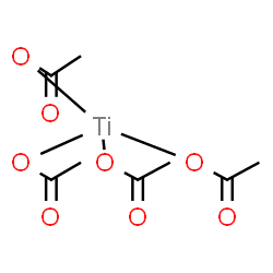 ChemSpider 2D Image | Titanium(4+) tetraacetate | C8H12O8Ti