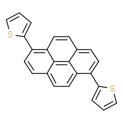 ChemSpider 2D Image | 2,2'-(1,6-Pyrenediyl)dithiophene | C24H14S2