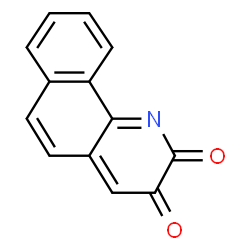 ChemSpider 2D Image | Benzo[h]quinoline-2,3-dione | C13H7NO2
