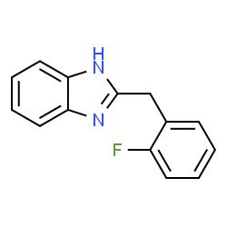 ChemSpider 2D Image | 2-(2-Fluorobenzyl)-1H-benzimidazole | C14H11FN2