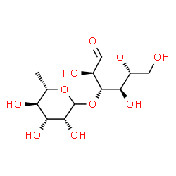 ChemSpider 2D Image | 3-O-(6-Deoxy-L-mannopyranosyl)-D-glucose | C12H22O10