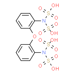 ChemSpider 2D Image | (Oxydi-2,1-phenylene)bis(imidodisulfuric acid) | C12H12N2O13S4
