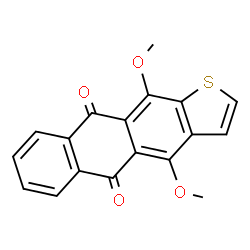 ChemSpider 2D Image | 4,11-Dimethoxyanthra[2,3-b]thiophene-5,10-dione | C18H12O4S