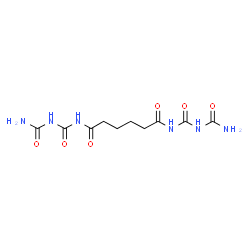 ChemSpider 2D Image | N,N'-Bis(carbamoylcarbamoyl)hexanediamide | C10H16N6O6