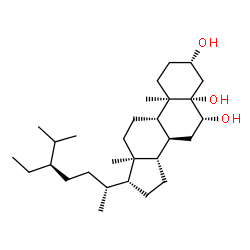 ChemSpider 2D Image | (3beta,5beta,6beta)-Stigmastane-3,5,6-triol | C29H52O3