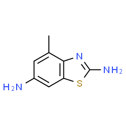 ChemSpider 2D Image | 4-Methylbenzo[d]thiazole-2,6-diamine | C8H9N3S