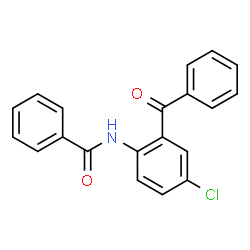 ChemSpider 2D Image | N-(2-Benzoyl-4-chlorophenyl)benzamide | C20H14ClNO2