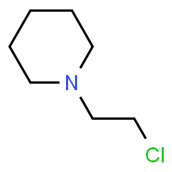 ChemSpider 2D Image | N-Chloroethyl piperidine | C7H14ClN